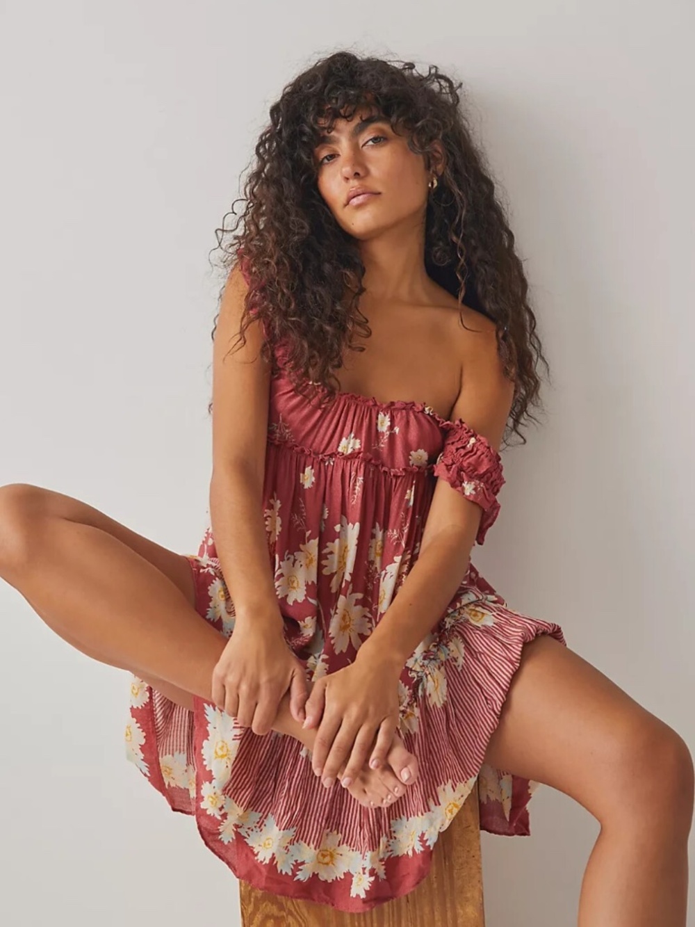 🌹 NWT Free People Bali Wild Daisy Minidress 🌹